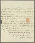 Martin Archer Shee to Miss Porter, autograph letter signed (incomplete)