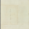 William Shield to Anna Maria Porter, autograph letter signed