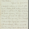 Elizabeth L. Shortridge to "Dear Madam," autograph letter signed