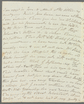 Mary Skinner to Jane Porter, autograph letter signed