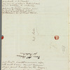 Mary Skinner to Jane Porter, autograph letter signed