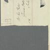 John Spencer Smith to Robert Ker Porter, autograph letter signed