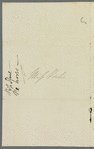 Elizabeth Kelly Stace to Miss Porter, autograph letter signed