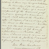 Edmund Lenthal Swifte to "Dear Madam," autograph letter signed