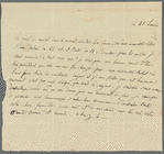 [S-----?] to Miss Porter, letter [signed?]