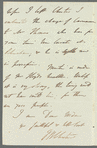 John Bird Sumner to Jane Porter, autograph letter signed