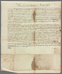 John Sharp, [Address to Bishop -----]