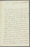 Françoise Trembicka to Jane Porter, autograph letter signed
