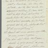 Françoise Trembicka to Jane Porter, autograph letter signed