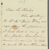 F. Trotter to Charles William Doyle, autograph letter signed