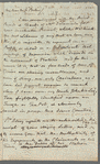 Sarah Wesley to Jane Porter, autograph letter signed