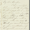 Jemima Mary Gwyn Wallis to "My dear Madam," autograph letter signed
