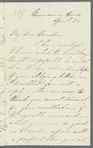 Jemima Mary Gwyn Wallis to "My dear Madam," autograph letter signed