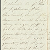 Jemima Mary Gwyn Wallis to "My dear Madam," autograph letter signed