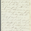 Jemima Mary Gwyn Wallis to "My dear Madam," autograph letter signed