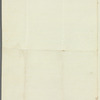 Sir Robert Wilson to Miss Porter, autograph letter third person