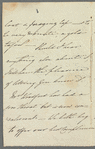 A. Woodford to Miss Porter, autograph letter signed