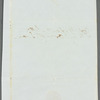 Captain W[arton?] to Jane Porter, letter cover (empty)