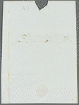 Captain W[arton?] to Jane Porter, letter cover (empty)
