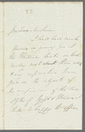 John Gardner Wilkinson to "My dear Madam," autograph letter signed