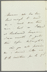 [D. W. -----?] to Miss Porter, autograph letter signed
