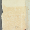 Unidentified sender to unidentified recipient, autograph letter (fragment)
