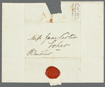 Unidentified sender to Jane Porter, letter cover (empty)