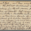 Unidentified sender to Robert Ker Porter, autograph letter (incomplete)
