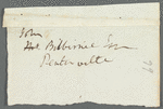 Unidentified sender to unidentified recipient, letter (fragment)