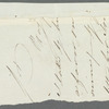 Unidentified sender to unidentified recipient, letter (fragment)