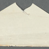 Unidentified sender to unidentified recipient, two envelope fragments