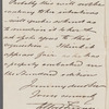 Alfred Turner to John Shephard, autograph letter signed