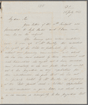 Unidentified sender to "My dear sir," letter (copy)
