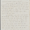 Unidentified sender to "My dear sir," letter (copy)