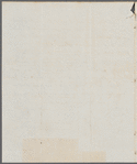 Unidentified sender to "My dear sir," letter (copy)