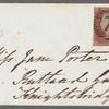 Georgiana Fitzroy to Jane Porter, autograph letter signed