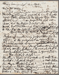 Jane Porter to George Virtue, autograph letter (copy)