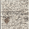 Jane Porter to George Virtue, autograph letter (copy)