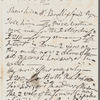 Jane Porter, autograph memo