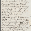 Jane Porter, autograph memo