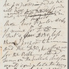 Jane Porter, autograph memo