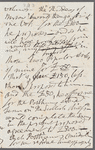 Jane Porter, autograph memo