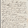 Jane Porter, autograph memo
