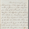 George Trollope to Jane Porter, autograph letter signed
