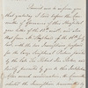 George Trollope to Jane Porter, autograph letter signed