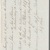 George Trollope to Jane Porter, autograph letter signed