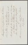 George Trollope to Jane Porter, autograph letter signed