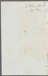 George Trollope to Jane Porter, autograph letter signed