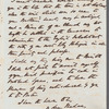 William Hart Coleridge to Jane Porter, autograph letter signed