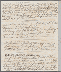 Jane Porter, autograph memo